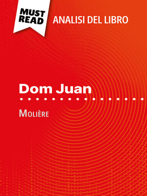 cover image of Dom Juan di Molière (Analisi del libro)